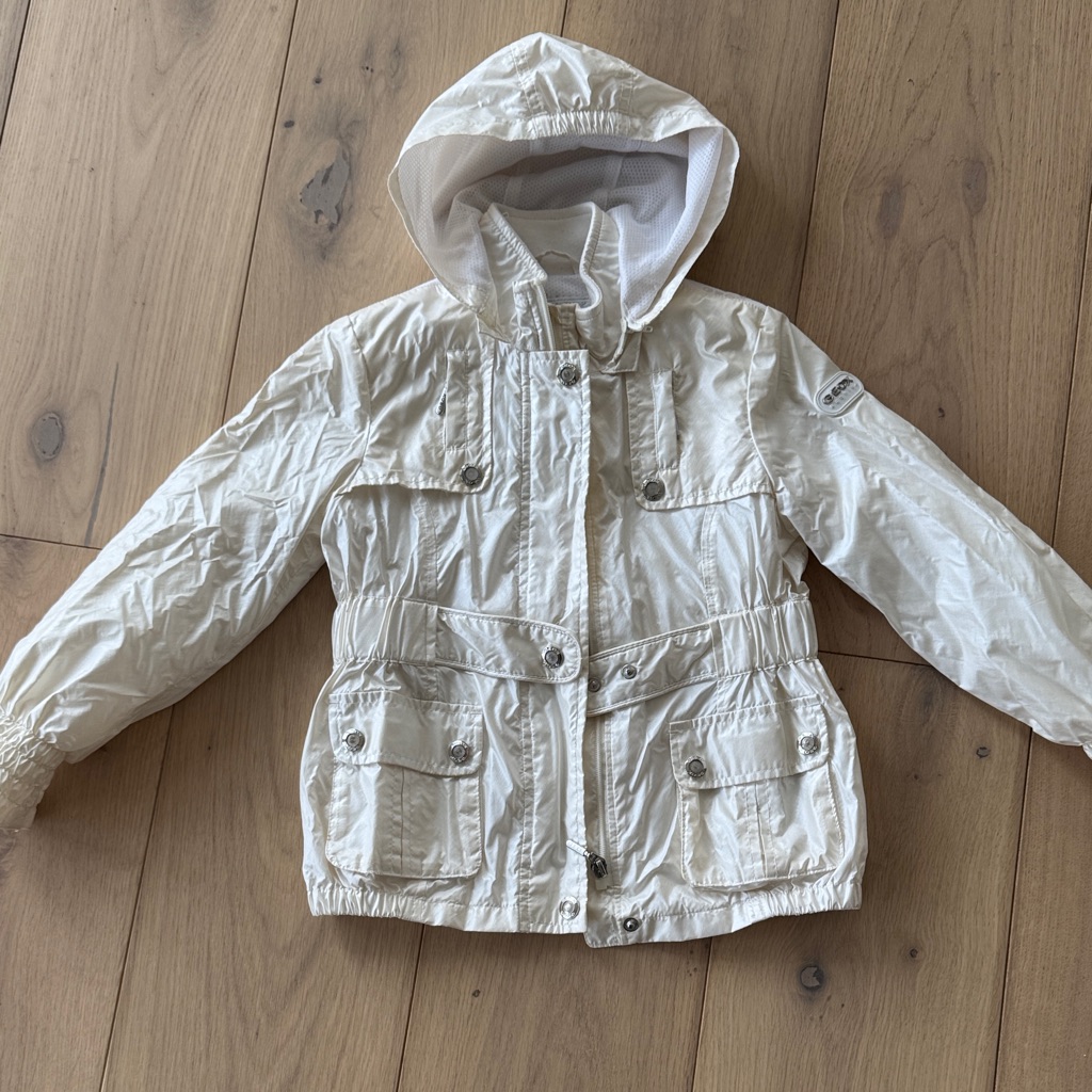 Geox Kids White Raincoat